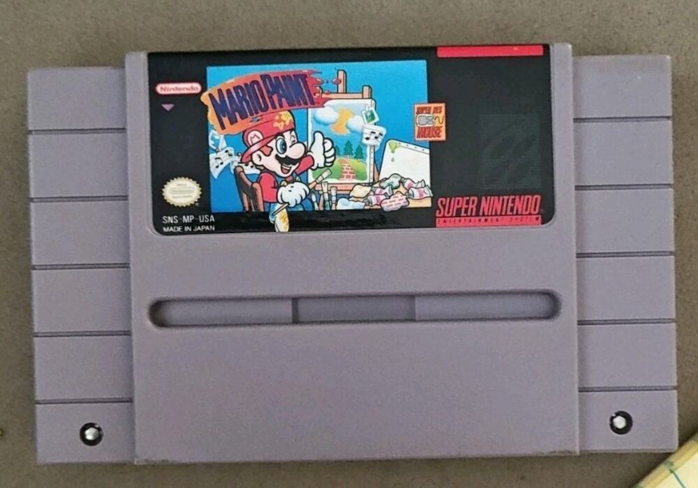 Mario Paint (Super Nintendo Entertainment System SNES, 1992) Cartridge Only